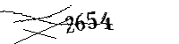 以下に文字と数字を入力してください