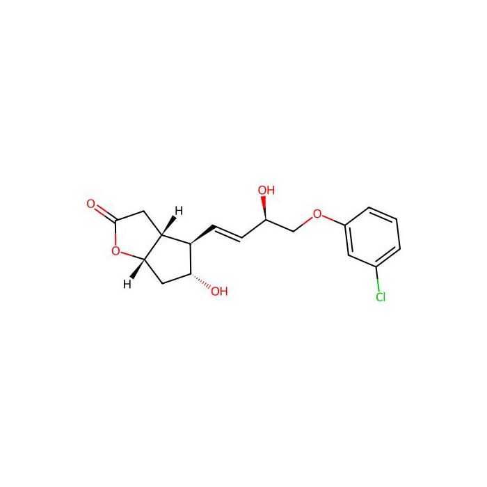 (3aR,4R,5R,6aS)-4-((R,E)-4-(3-Chlorophenoxy)-3-hydroxybut-1-en-1-yl)-5-hydroxyhexahydro-2H-cyclopenta[b]furan-2-one -  CAS No(53906-54-0) by Aladdin Scientific