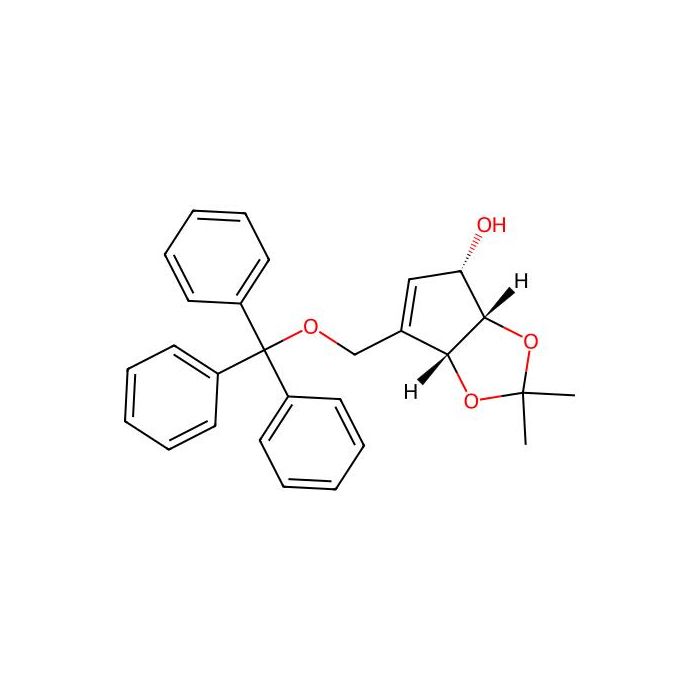 (3aS,4S,6aR)-2,2-dimethyl-6-((trityloxy)methyl)-4,6a-dihydro-3aH-cyclopenta[d][1,3]dioxol-4-ol - ≥95% CAS No(163226-45-7) by Aladdin Scientific