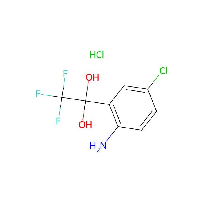 1-(2-Amino-5-chlorophenyl)-2,2,2-trifluoro-1,1-ethanediol, hydrochloride - ≥98% CAS No(214353-17-0) by Aladdin Scientific