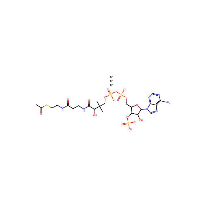 Acetyl coenzyme A lithium salt - ≥83%(Enzymatic) CAS No(32140-51-5) by Aladdin Scientific