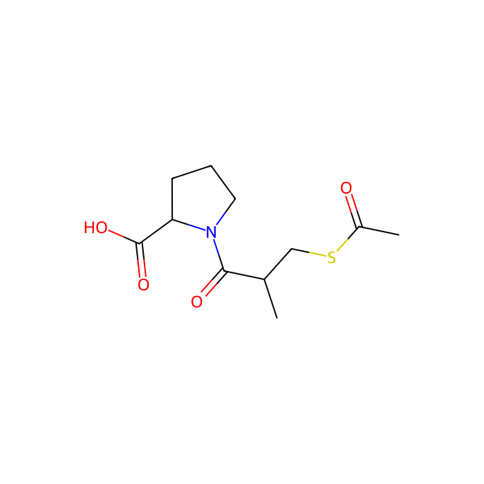 N-[3-(Acetylthio)-(2S)-methylpropionyl]-L-proline hydrate - ≥97% CAS No(64838-55-7) by Aladdin Scientific