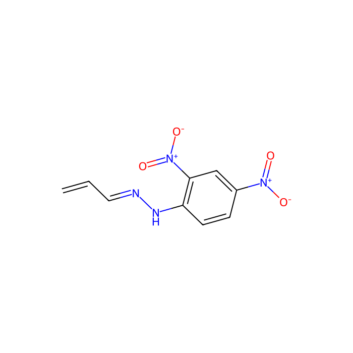 Acrolein-DNPH solution - analytical standard, 100μg/ml in Acetonitrile CAS No(888-54-0) by Aladdin Scientific