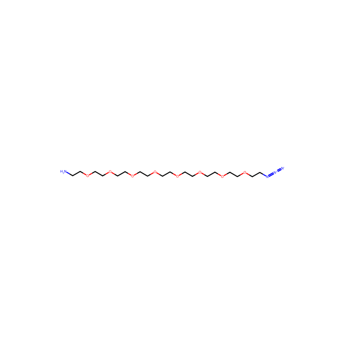 O-(2-Aminoethyl)-O′-(2-azidoethyl)heptaethylene glycol - ≥95% CAS No(857891-82-8) by Aladdin Scientific