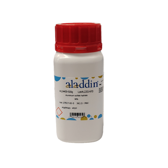 Aluminum sulfate hydrate - ≥98% CAS No(17927-65-0) by Aladdin Scientific