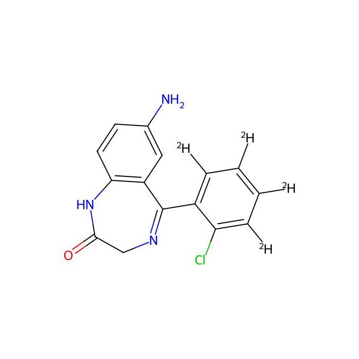 7-Amino-5-(2-chloro-3,4,5,6-tetradeuteriophenyl)-1,3-dihydro-1,4-benzodiazepin-2-one -  CAS No(1215070-96-4) by Aladdin Scientific