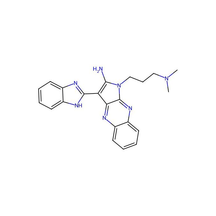 2-Amino-3-(1H-benzimidazol-2-yl)-N,N-dimethyl-1H-pyrrolo(2,3-b)quinoxaline-1-propanamine - ≥99% CAS No(881046-01-1) by Aladdin Scientific