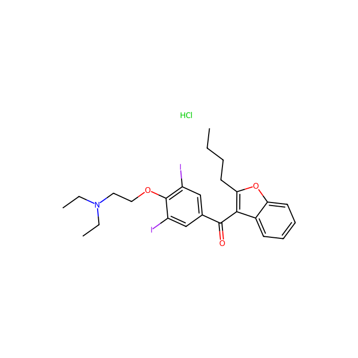 Amiodarone hydrochloride - ≥98% CAS No(19774-82-4) by Aladdin Scientific