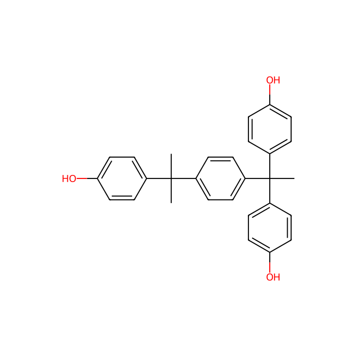 α,α,α'-Tris(4-hydroxyphenyl)-1-ethyl-4-isopropylbenzene - ≥98%(HPLC) CAS No(110726-28-8) by Aladdin Scientific