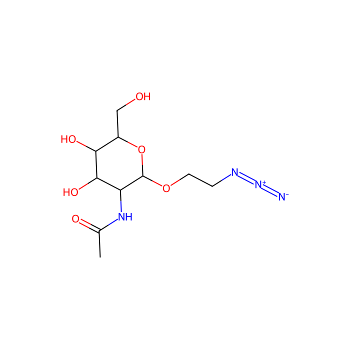2-Azidoethyl 2-Acetamido-2-deoxy-β-D-glucopyranoside - ≥98%(HPLC) CAS No(142072-12-6) by Aladdin Scientific