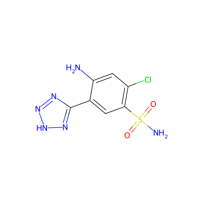 5-(2-Amino-4-chloro-5-sulfamoylphenyl)-1H-tetrazole - ≥98%(HPLC) CAS No(82212-14-4) by Aladdin Scientific