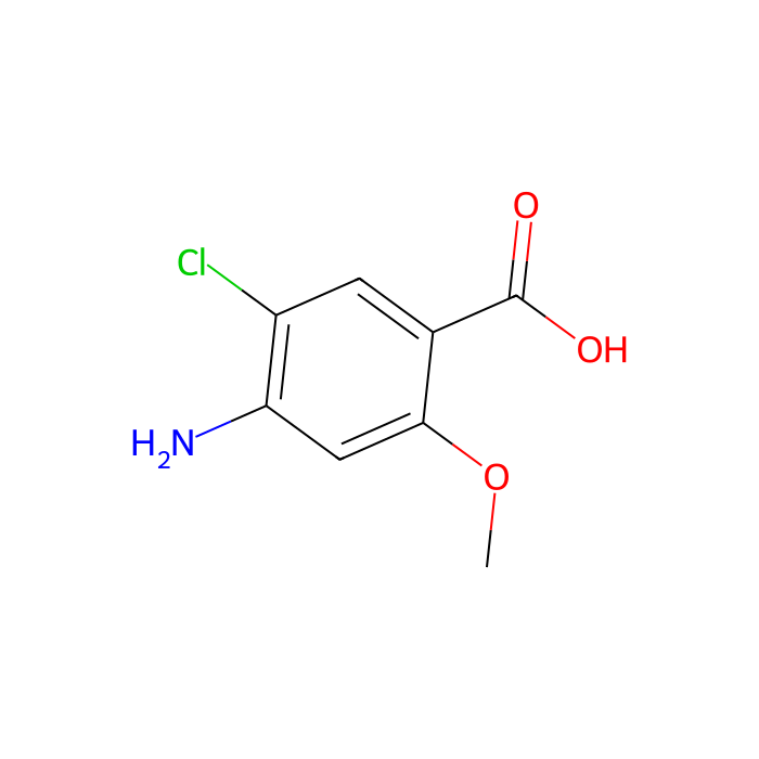 4-Amino-5-chloro-o-anisic Acid - ≥98%(HPLC) CAS No(7206-70-4) by Aladdin Scientific