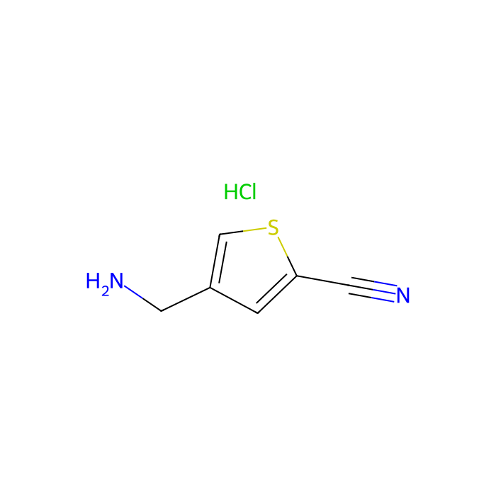 4-Aminomethyl-thiophene-2-carbonitrile hydrochloride -  CAS No(203792-25-0) by Aladdin Scientific