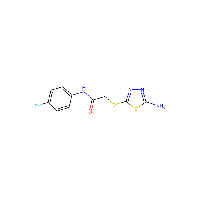 2-((5-AMINO-1,3,4-THIADIAZOL-2-YL)THIO)-N-(4-FLUOROPHENYL)ACETAMIDE -  CAS No(292057-71-7) by Aladdin Scientific