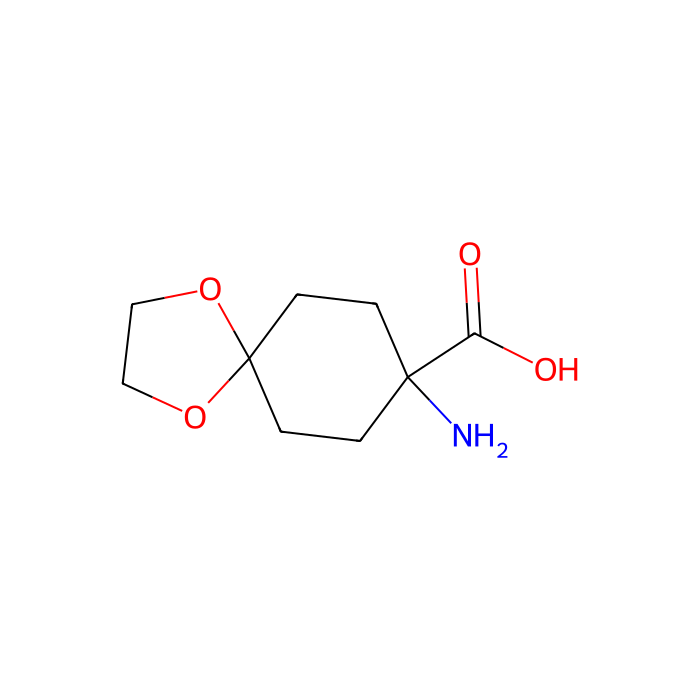 1-Amino-4-oxocyclohexanecarboxylic acid ethylene ketal - ≥95% CAS No(54621-18-0) by Aladdin Scientific