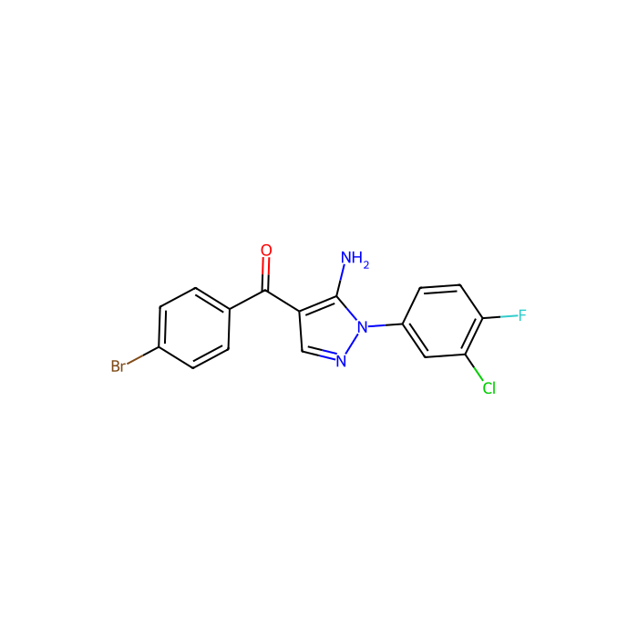 (5-AMINO-1-(3-CHLORO-4-FLUOROPHENYL)-1H-PYRAZOL-4-YL)(4-BROMOPHENYL)METHANONE -  CAS No(618092-10-7) by Aladdin Scientific