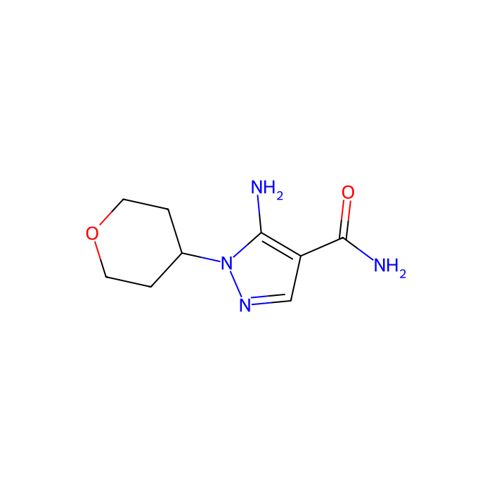 5-Amino-1-(tetrahydro-2H-pyran-4-yl)-1H-pyrazole-4-carboxamide - ≥97% CAS No(1082745-50-3) by Aladdin Scientific