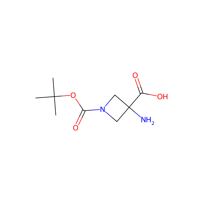 3-amino-1-[(tert-butoxy)carbonyl]azetidine-3-carboxylic acid - ≥97% CAS No(1262412-13-4) by Aladdin Scientific