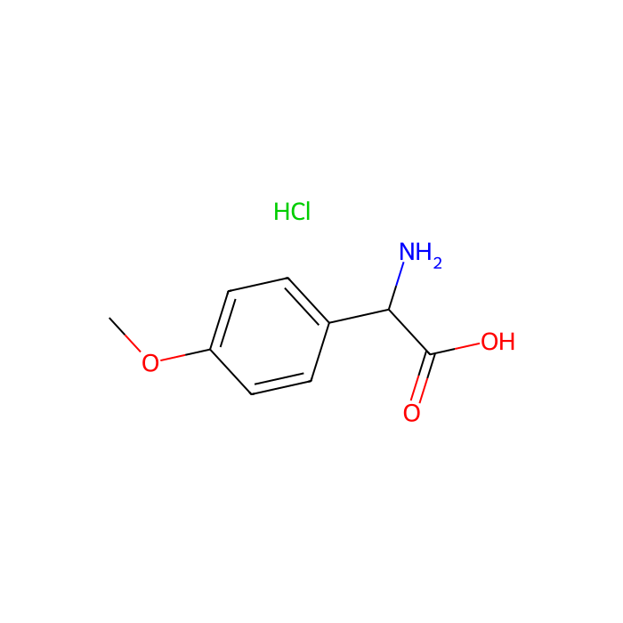 2-amino-2-(4-methoxyphenyl)acetic acid hydrochloride - ≥97% CAS No(134722-07-9) by Aladdin Scientific