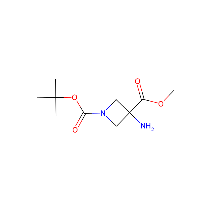 1,​3-​Azetidinedicarboxyli​c acid, 3-​amino-​, 1-​(1,​1-​dimethylethyl) 3-​methyl ester - ≥97% CAS No(1782647-31-7) by Aladdin Scientific