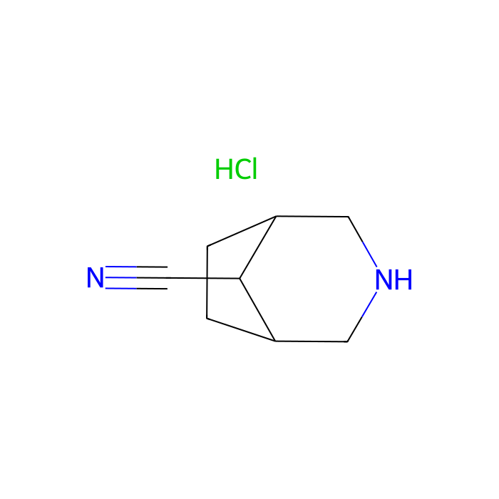 3-azabicyclo[3.2.1]octane-8-carbonitrile hydrochloride - ≥97% CAS No(1788054-86-3) by Aladdin Scientific