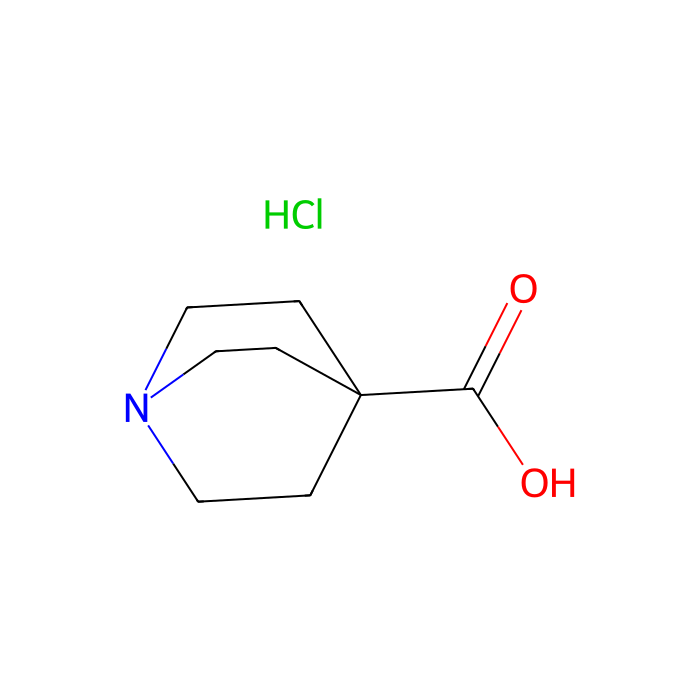1-azabicyclo[2.2.2]octane-4-carboxylic acid hydrochloride - ≥97% CAS No(40117-63-3) by Aladdin Scientific