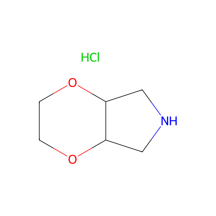 (4aR,7aS)-rel-hexahydro-2H-[1,4]dioxino[2,3-c]pyrrole hydrochloride - ≥97% CAS No(694439-04-8) by Aladdin Scientific