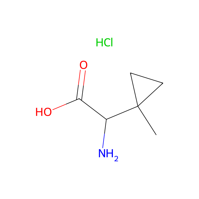 2-amino-2-(1-methylcyclopropyl)acetic acid hydrochloride - ≥97% CAS No(938058-08-3) by Aladdin Scientific