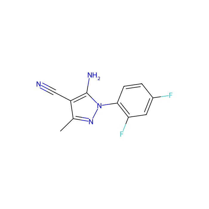 5-Amino-4-cyano-1-(2,4-difluorophenyl)-3-methyl-1H-pyrazole - ≥98% CAS No(1020057-92-4) by Aladdin Scientific