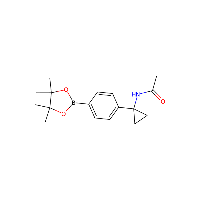 4-(1-Acetamidocyclopropyl)phenylboronic acid, pinacol ester - ≥96% CAS No(1218789-39-9) by Aladdin Scientific