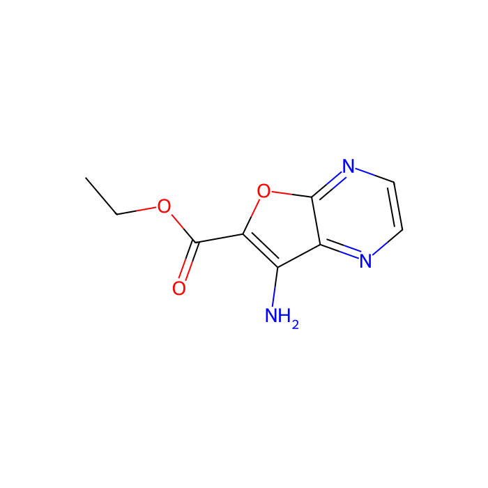 7-Amino-furo[2,3-b]pyrazine-6-carboxylic acid ethyl ester - ≥95% CAS No(187732-95-2) by Aladdin Scientific