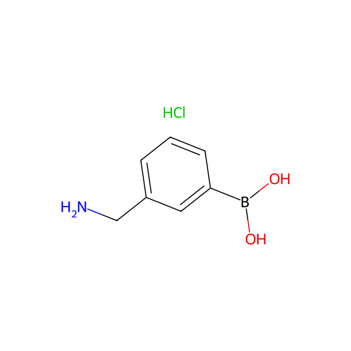 3-(Aminomethyl)benzeneboronic acid hydrochloride (contains varying amounts of Anhydride) - ≥95% CAS No(352525-94-1) by Aladdin Scientific