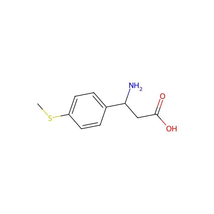 3-Amino-3-[4-(methylsulfanyl)phenyl]propanoic acid - ≥95% CAS No(412925-13-4) by Aladdin Scientific