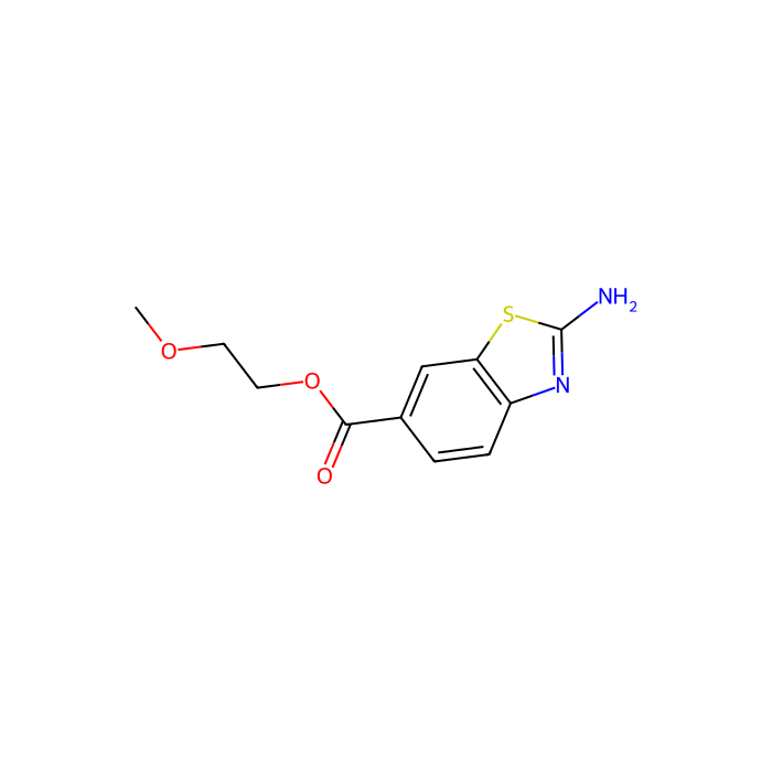 2-Amino-benzothiazole-6-carboxylic acid 2-methoxy-ethyl ester - ≥95% CAS No(436088-66-3) by Aladdin Scientific