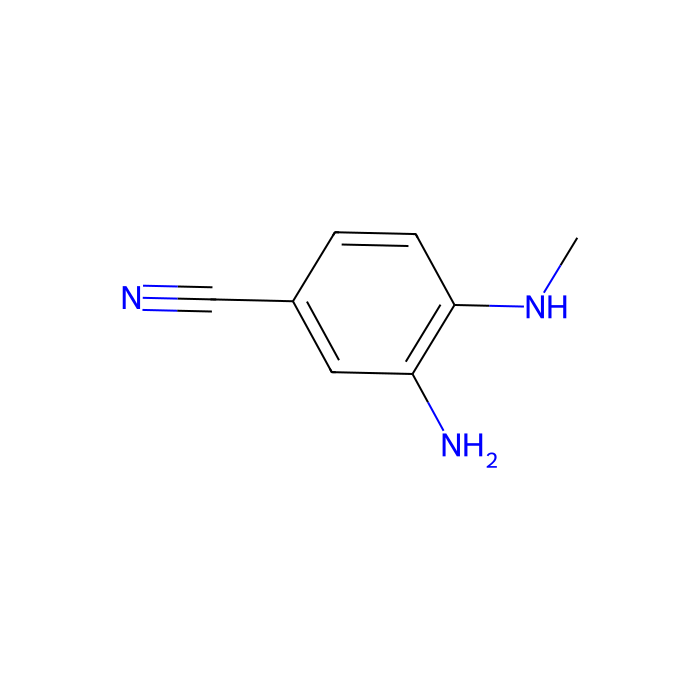 3-Amino-4-(methylamino)benzonitrile - ≥96% CAS No(64910-46-9) by Aladdin Scientific