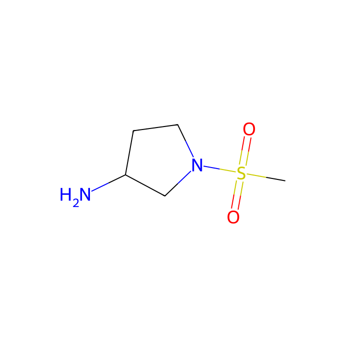 3-Amino-1-methanesulfonylpyrrolidine - ≥98% CAS No(662116-71-4) by Aladdin Scientific