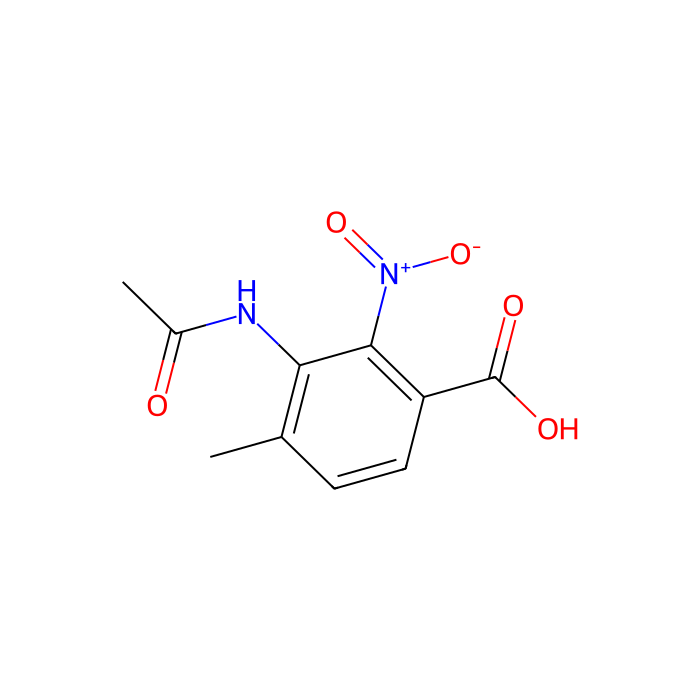 3-Acetamido-4-methyl-2-nitrobenzoic acid - ≥96% CAS No(7356-52-7) by Aladdin Scientific
