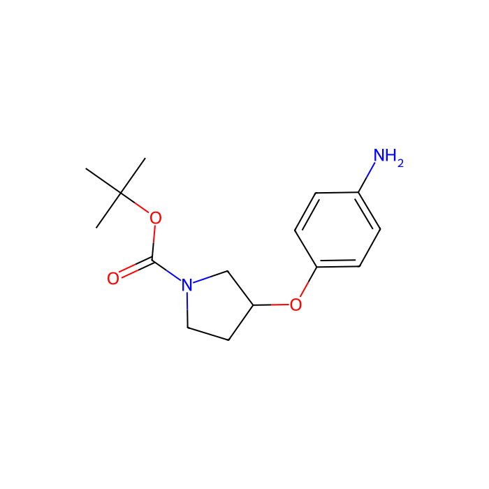 3-(4-Amino-phenoxy)-pyrrolidine-1-carboxylic acid tert-butyl ester - ≥96% CAS No(862874-75-7) by Aladdin Scientific