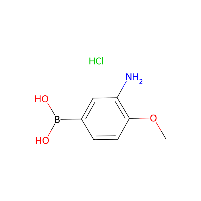 3-Amino-4-methoxyphenylboronic acid hcl - ≥96% CAS No(895525-75-4) by Aladdin Scientific