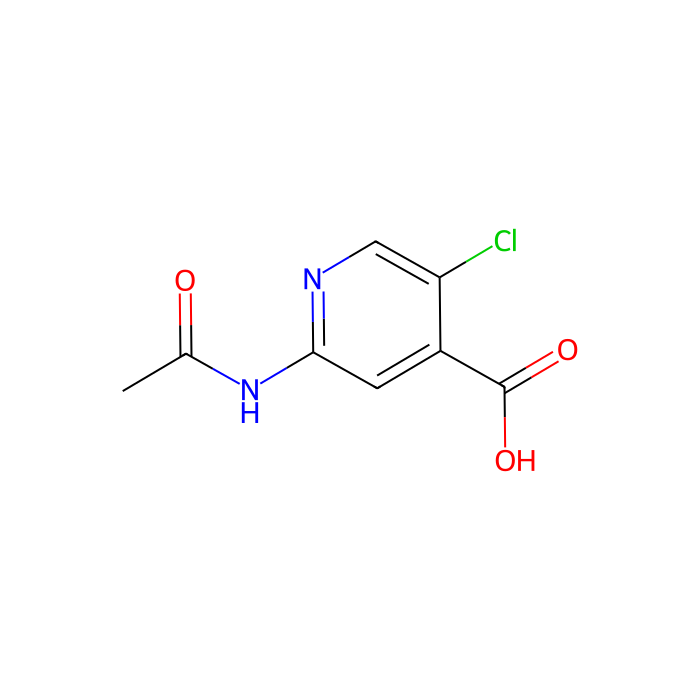 2-Acetamido-5-chloroisonicotinic acid - ≥98% CAS No(944390-08-3) by Aladdin Scientific