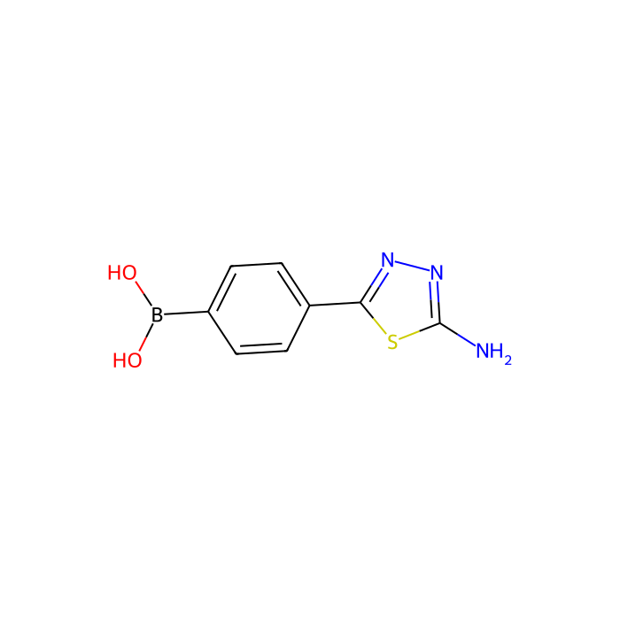 4-(5-Amino-1,3,4-thiadiazol-2-yl)phenylboronic acid - ≥98% CAS No(957034-52-5) by Aladdin Scientific