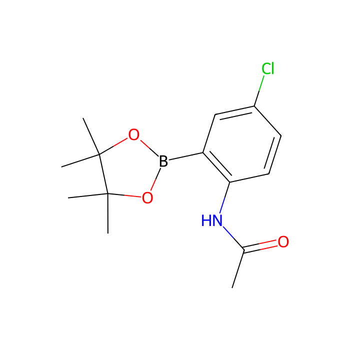 2-Acetamido-5-chlorophenylboronic acid, pinacol ester - ≥98% CAS No(957063-08-0) by Aladdin Scientific