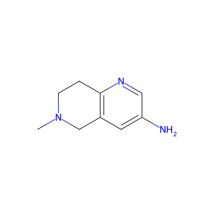 3-Amino-5,6,7,8-tetrahydro-6-methyl-1,6-naphthyridine - ≥95% CAS No(216966-37-9) by Aladdin Scientific