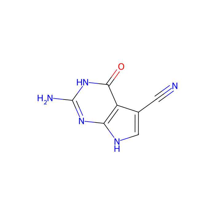 2-Amino-4-oxo-4,7-dihydro-3H-pyrrolo[2,3-d]pyrimidine-5-carbonitrile - ≥95% CAS No(69205-79-4) by Aladdin Scientific