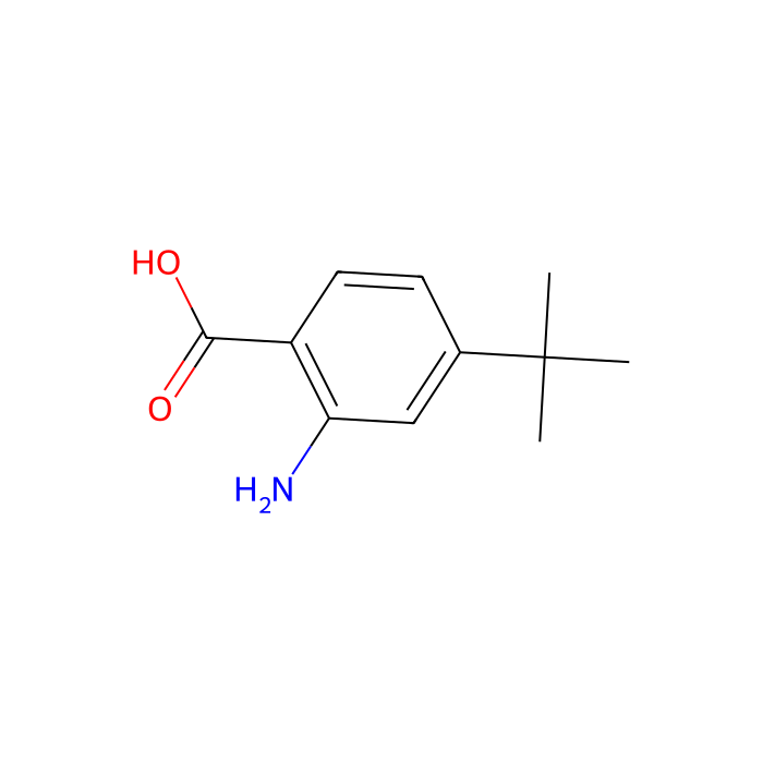 2-Amino-4-(tert-butyl)benzoic acid - ≥98% CAS No(728945-64-0) by Aladdin Scientific