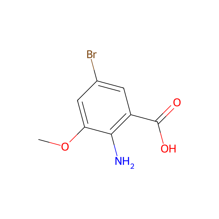 2-Amino-5-bromo-3-methoxybenzoic acid - ≥95% CAS No(864293-44-7) by Aladdin Scientific