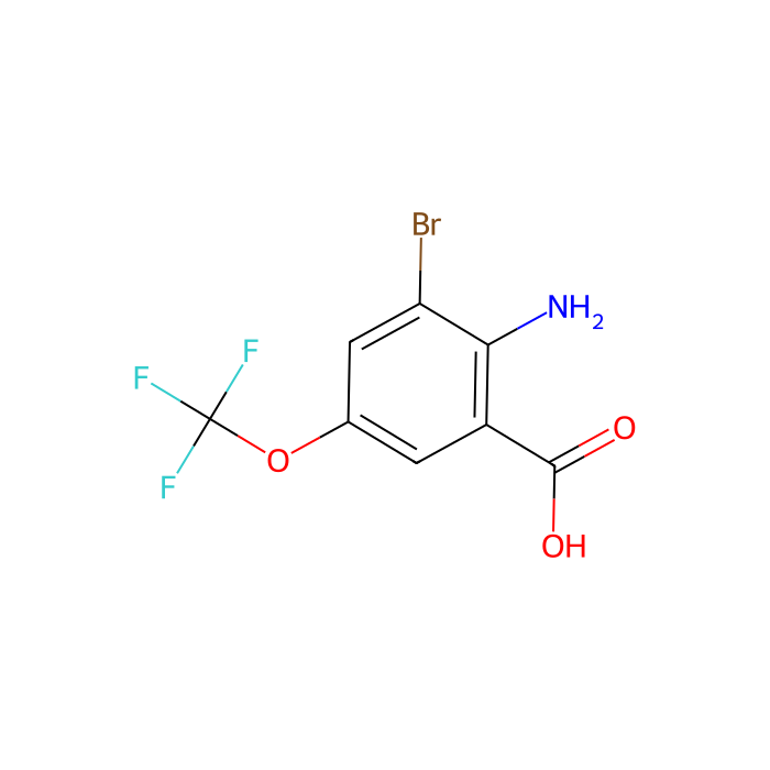 2-Amino-3-bromo-5-(trifluoromethoxy)benzoic acid - ≥98% CAS No(874774-41-1) by Aladdin Scientific