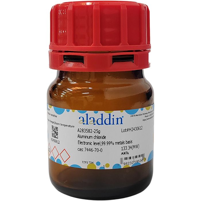 Aluminum chloride - PrimorTrace™, electronic grade, ≥99.99% metals basis CAS No(7446-70-0) by Aladdin Scientific