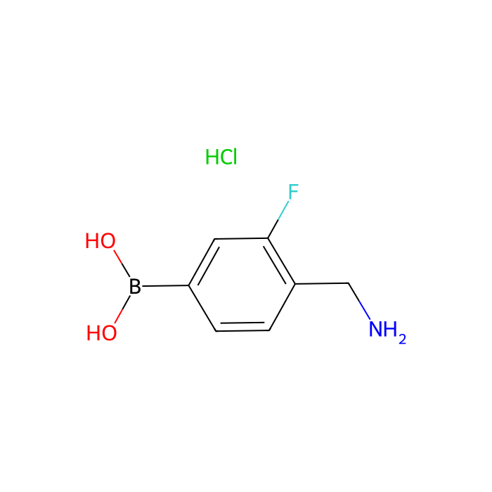 4-(Aminomethyl)-3-fluorophenylboronic acid hydrochloride - ≥97% CAS No(1072946-45-2) by Aladdin Scientific