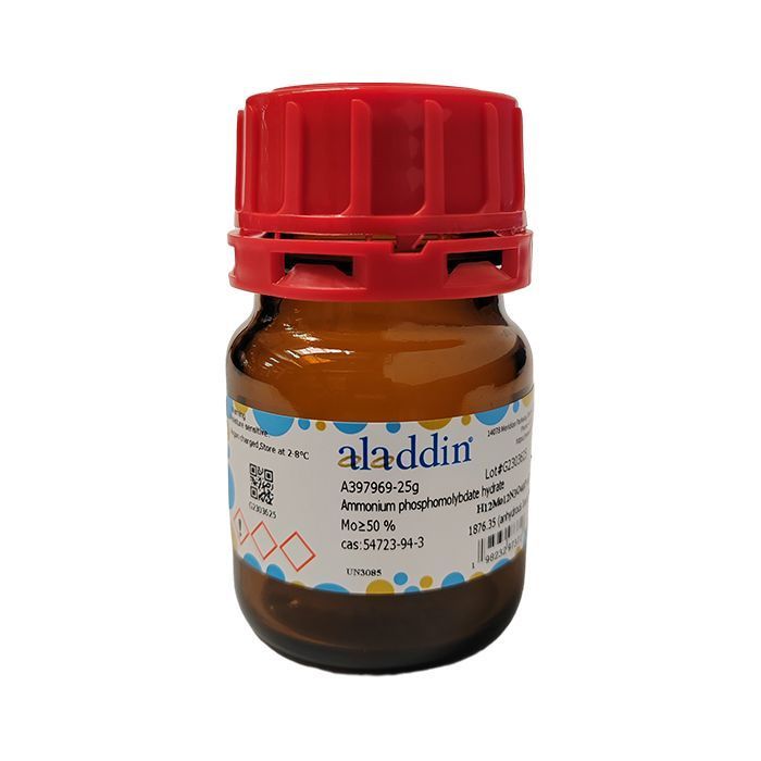 Ammonium phosphomolybdate hydrate - Mo≥50 % CAS No(54723-94-3) by Aladdin Scientific